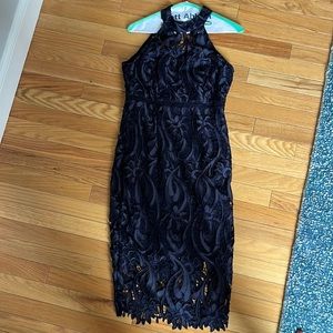 Bardot Size Small/4-6 Navy Blue Dress.